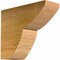 Ekena Millwork Crestline Rough Sawn Rafter Tail, Western Red Cedar, 4"W x 10"H x 12"L RFT04X10X12CRE00RWR - alternate 1